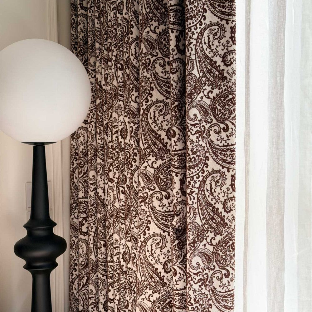 Beverly Klassische Verdunkelnde Paisley Vorhänge