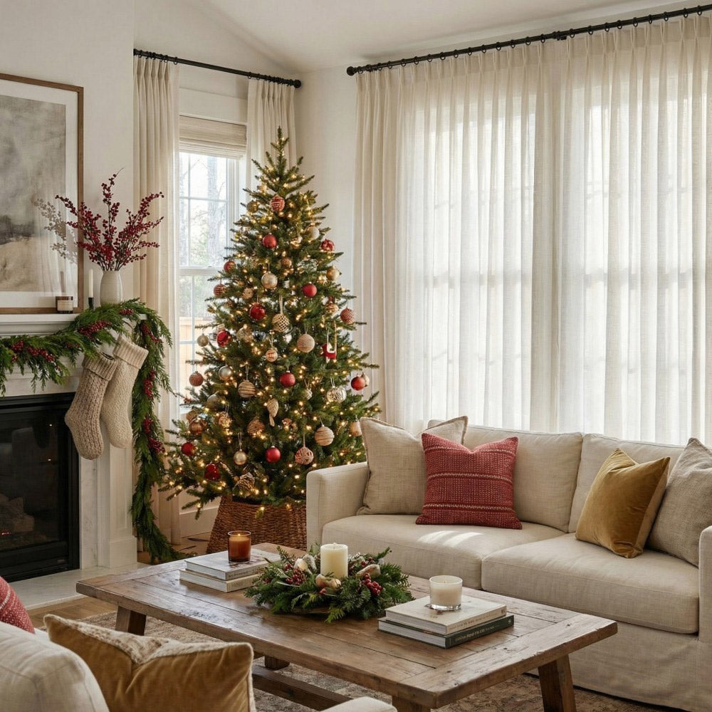 Bianca Soft Wool Custom Sheer Curtains