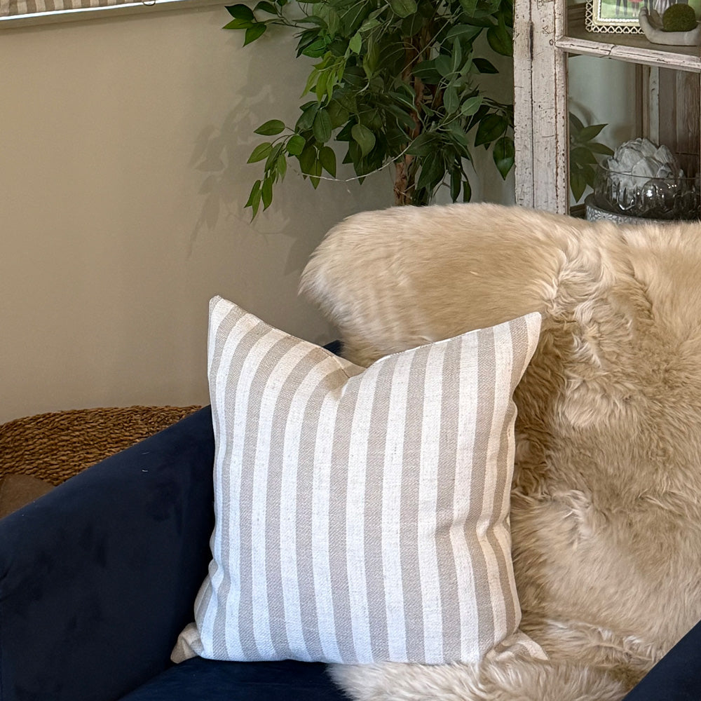 Blake Scandinavian Vertical Stripe Pillow Cover