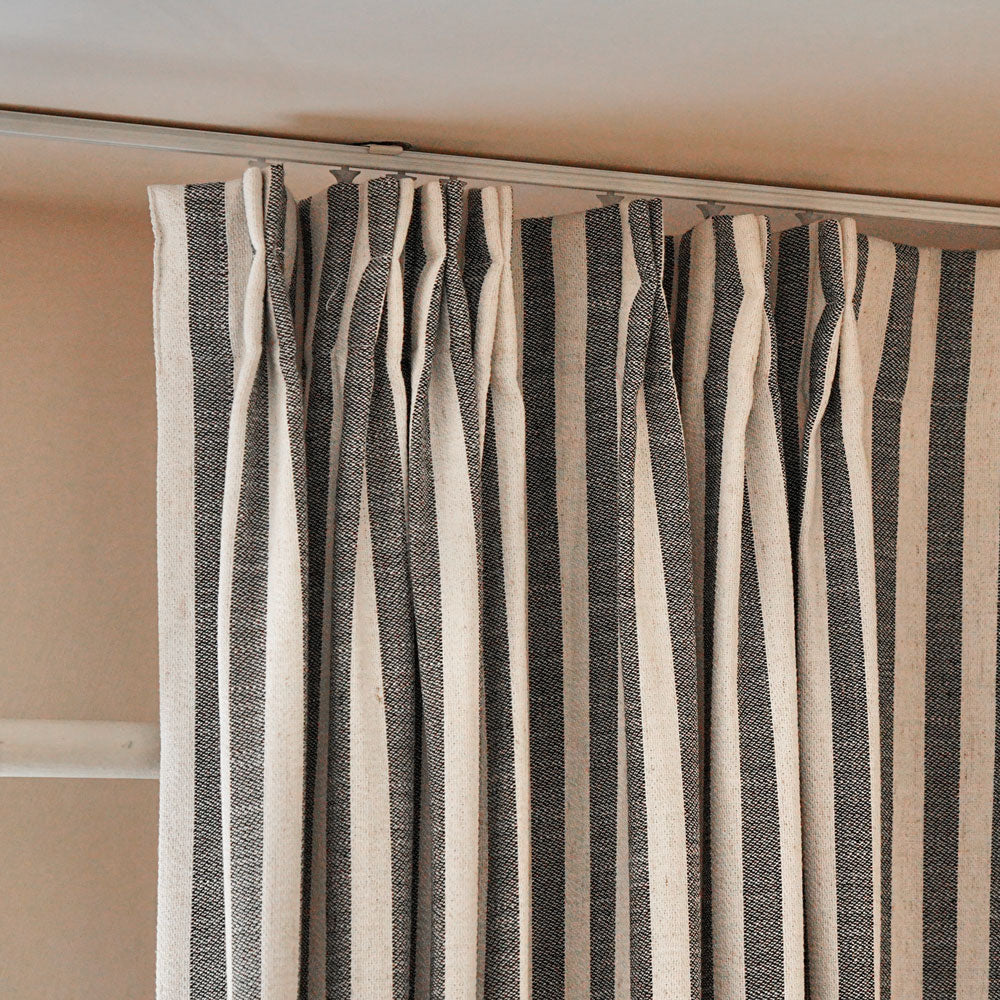 Rideaux Lin Blake Rayures Verticales Scandinaves