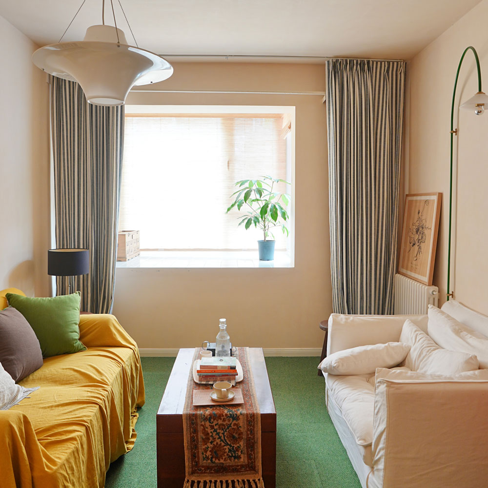 Rideaux Lin Blake Rayures Verticales Scandinaves