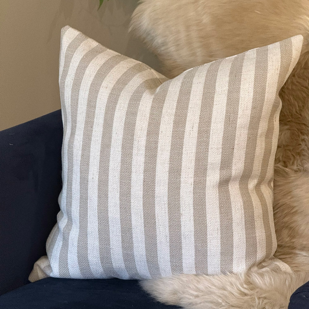 Blake Scandinavian Vertical Stripe Linen Curtains