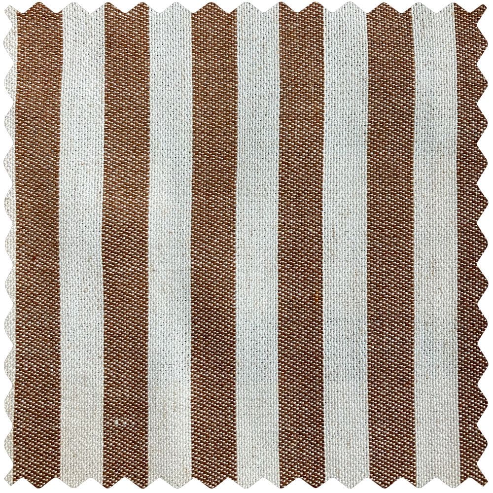 Blake Striped Linen Roman Shade