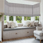 Blake Striped Linen Roman Shade