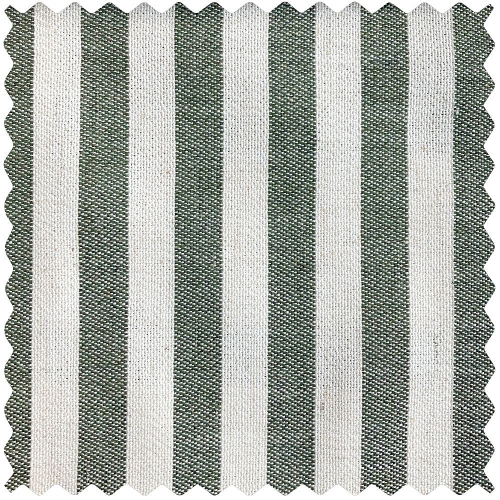 Blake Striped Linen Roman Shade