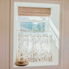 Bloom Spring Hues Floral Embroidered Curtains