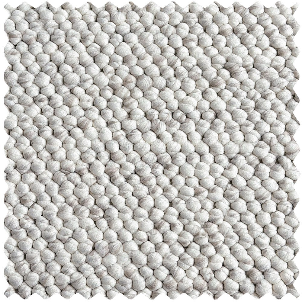 Bram Ivory White Rug Sample