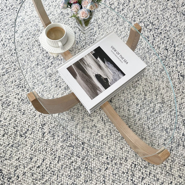 Tapis tissé épais et texturé Bram sur mesure
