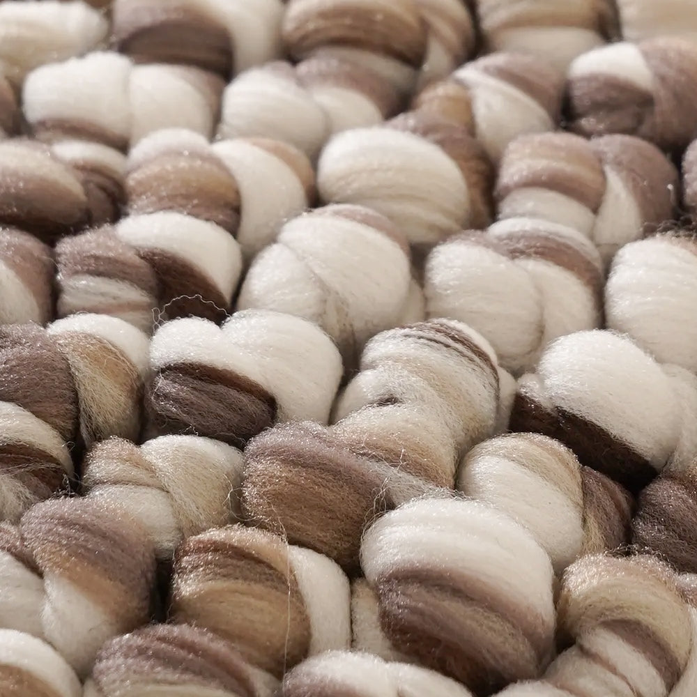 Tapis tissé épais et texturé Bram sur mesure
