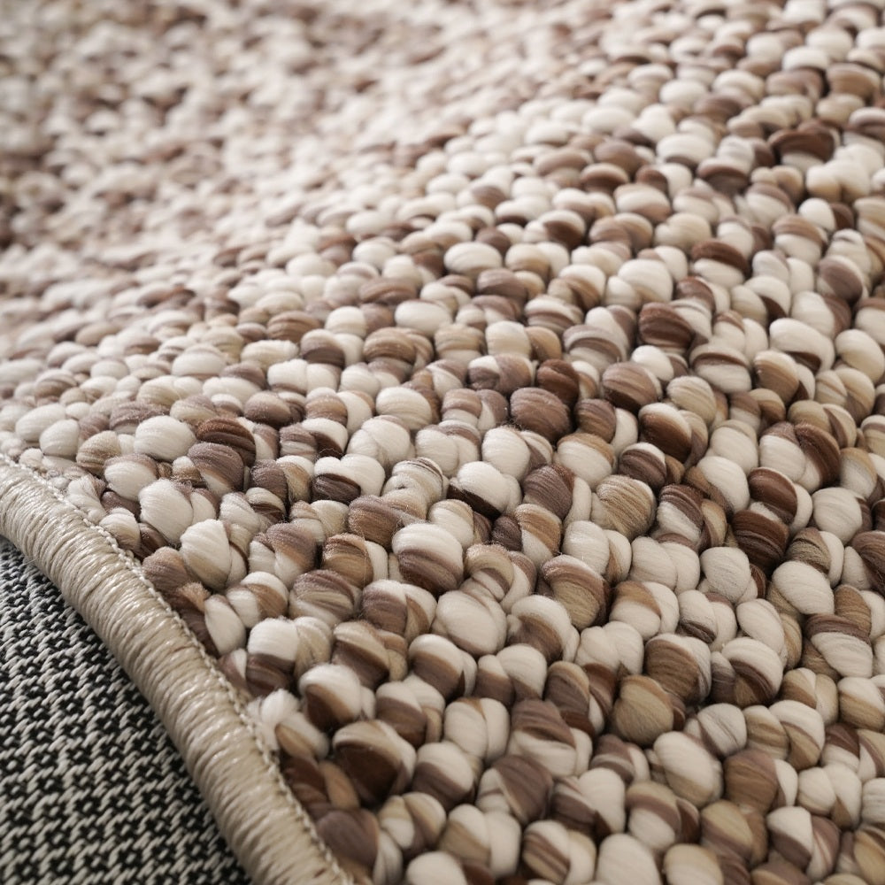 Tapis tissé épais et texturé Bram sur mesure