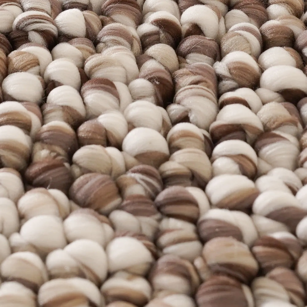 Tapis tissé épais et texturé Bram sur mesure