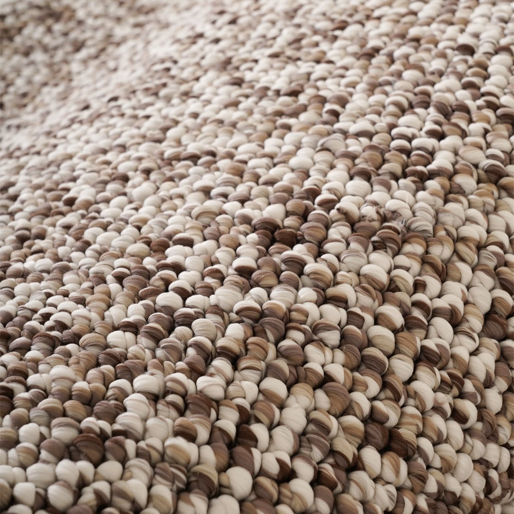 Tapis tissé épais et texturé Bram sur mesure