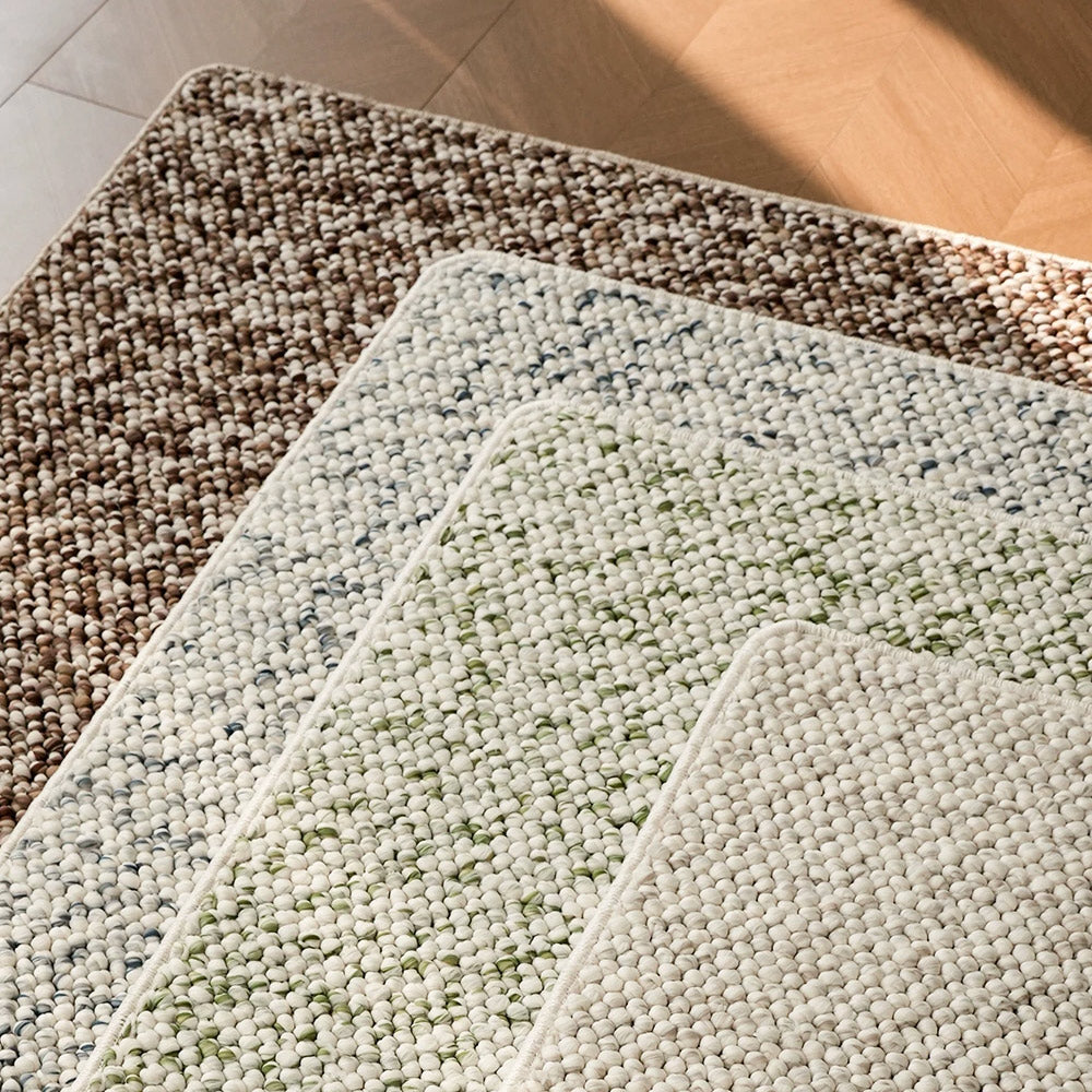 Tapis tissé épais et texturé Bram sur mesure