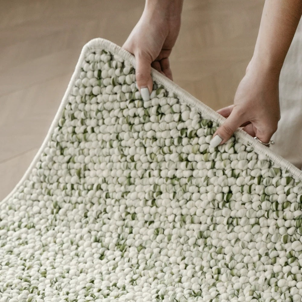 Tapis tissé épais et texturé Bram sur mesure