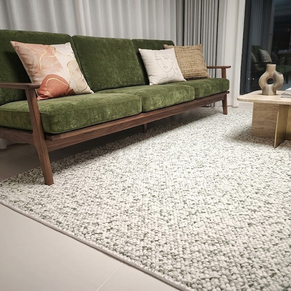 Tapis tissé épais et texturé Bram sur mesure