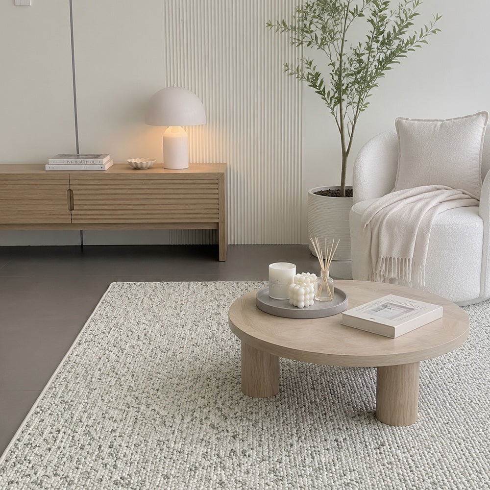 Tapis tissé épais et texturé Bram sur mesure