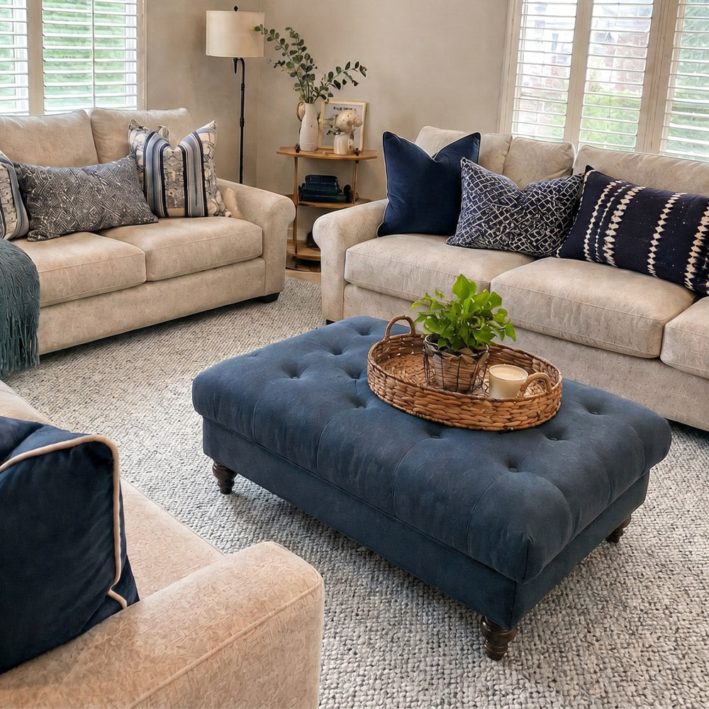 Tapis tissé épais et texturé Bram sur mesure