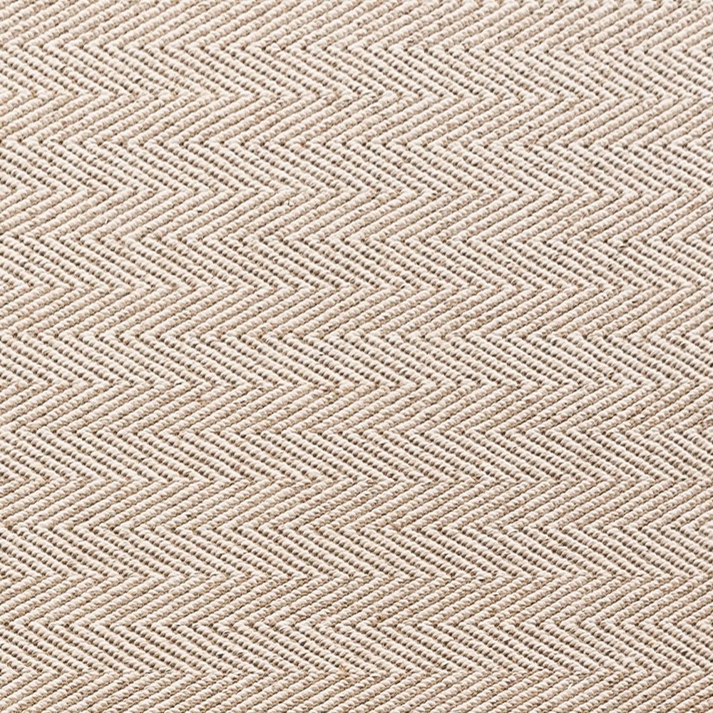 Callen Natural Wool Jute Herringbone Custom Rug