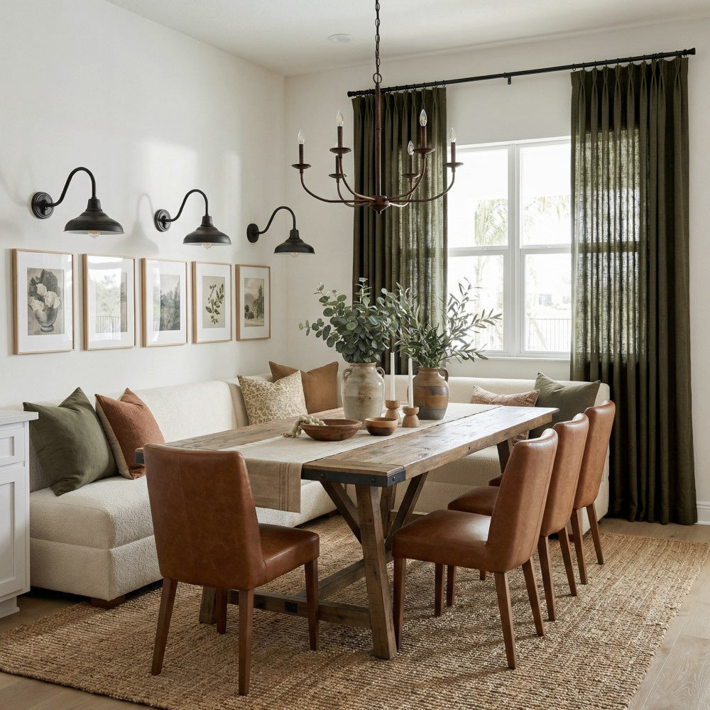 Cameron Soft Linen Blend Crosshatch Textured Curtains