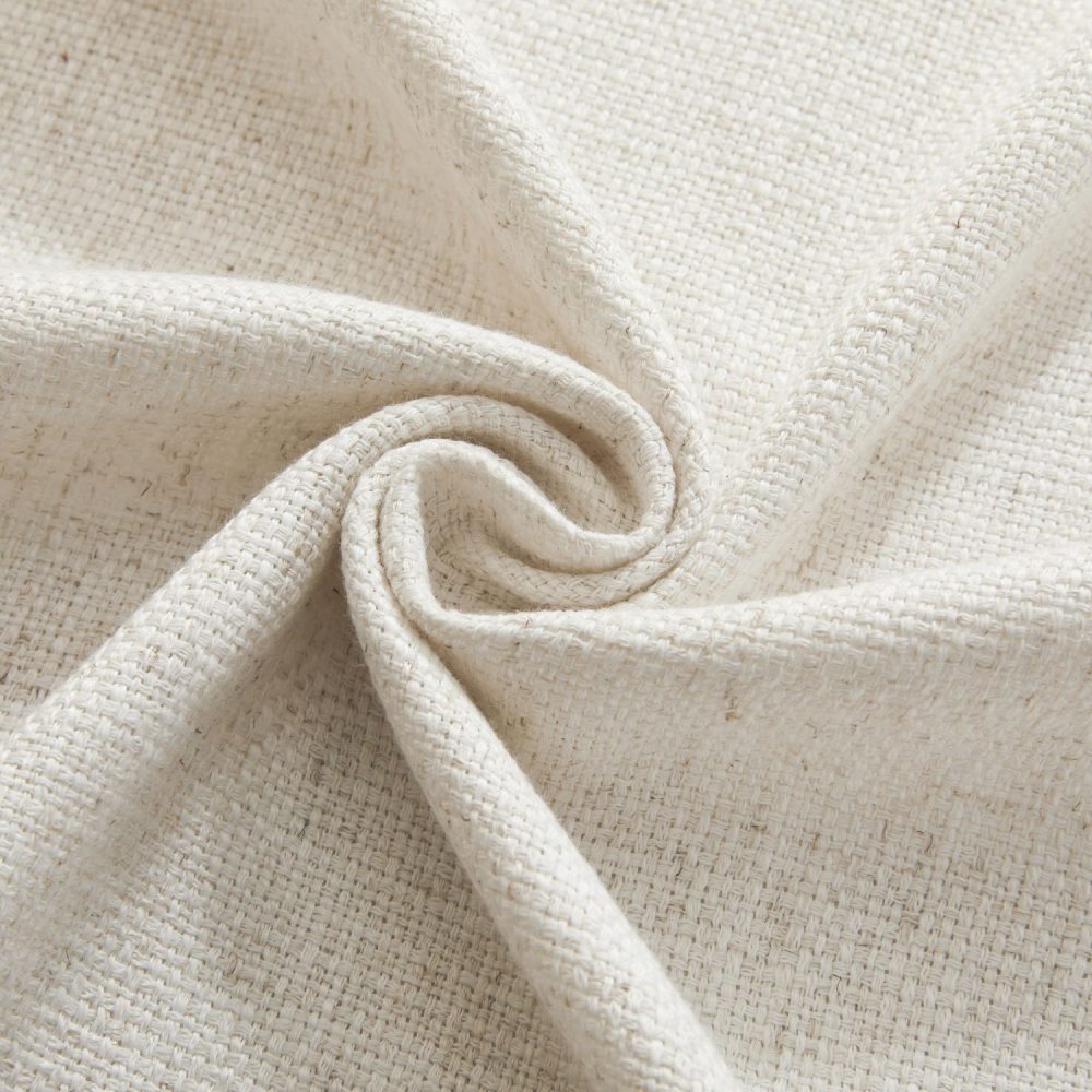 Cameron Soft Linen Blend Crosshatch Textured Curtains