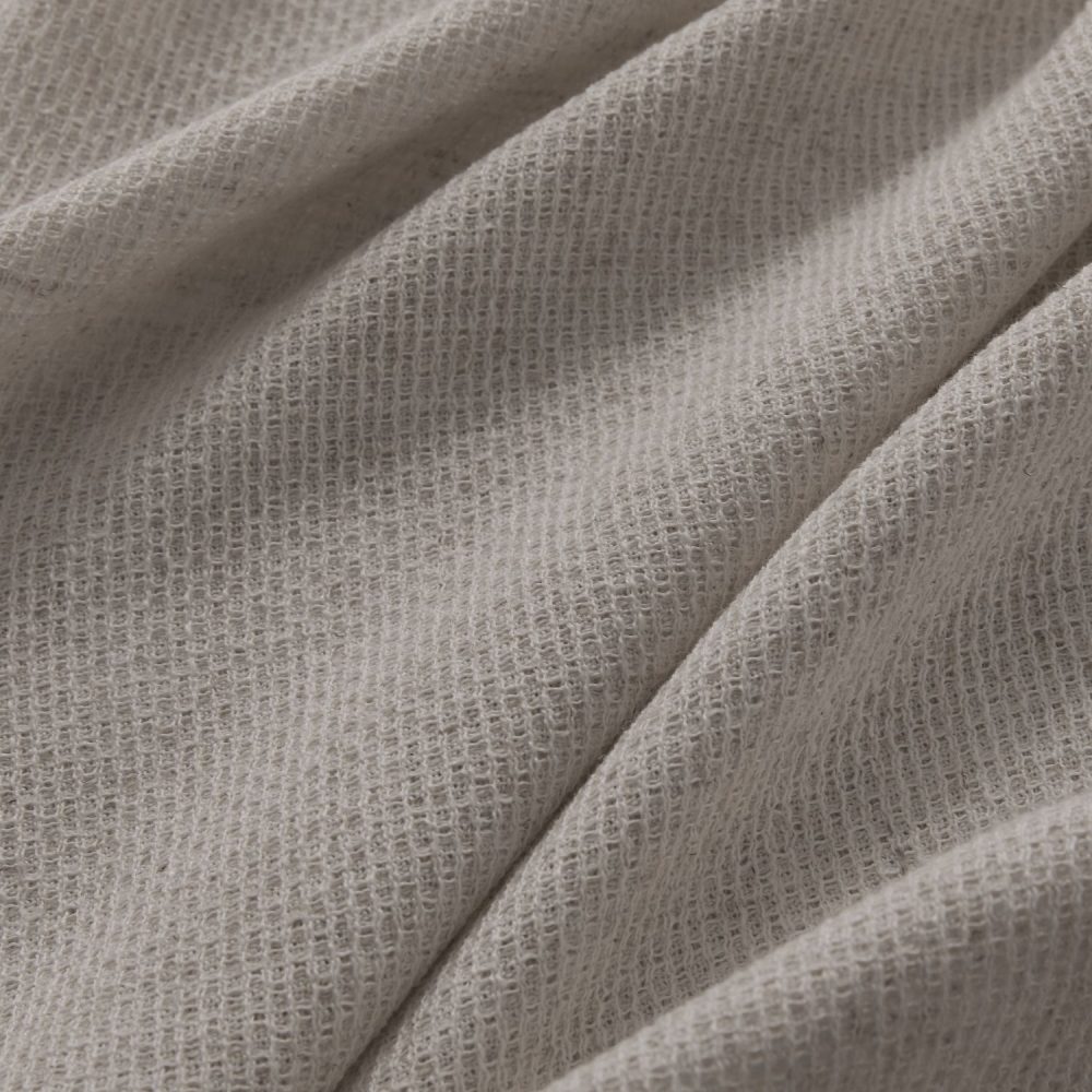 Carl Soft Linen Blend Crochet Textured Curtains