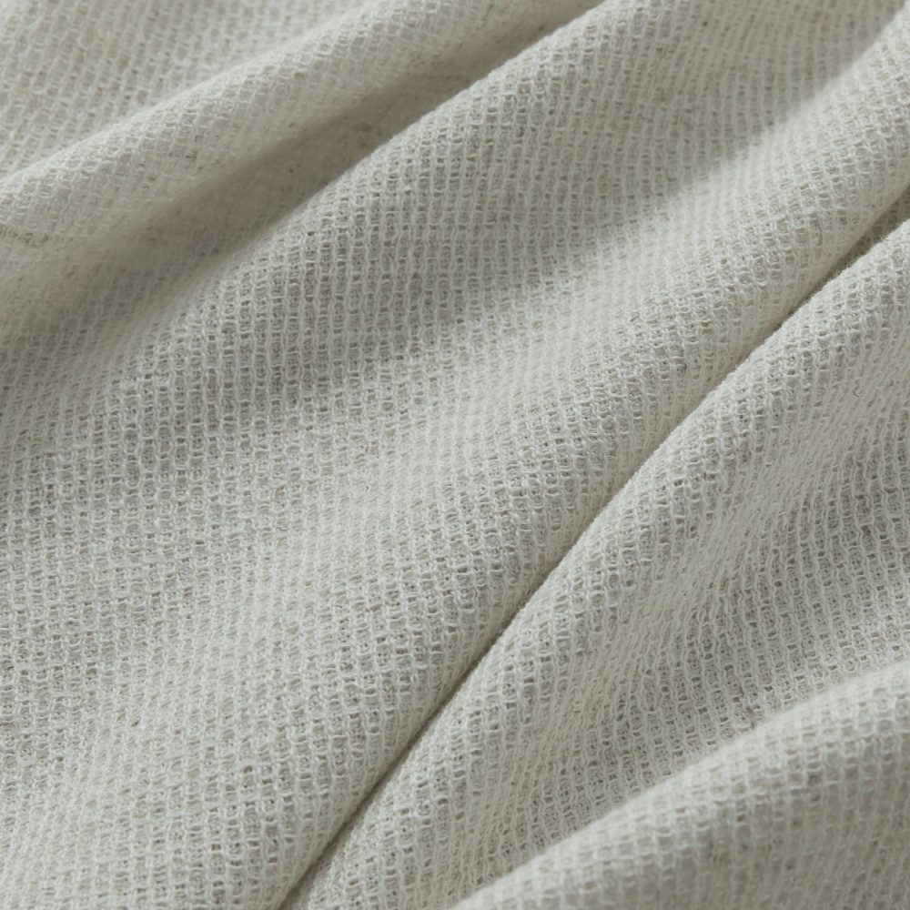 Carl Soft Linen Blend Crochet Textured Curtains