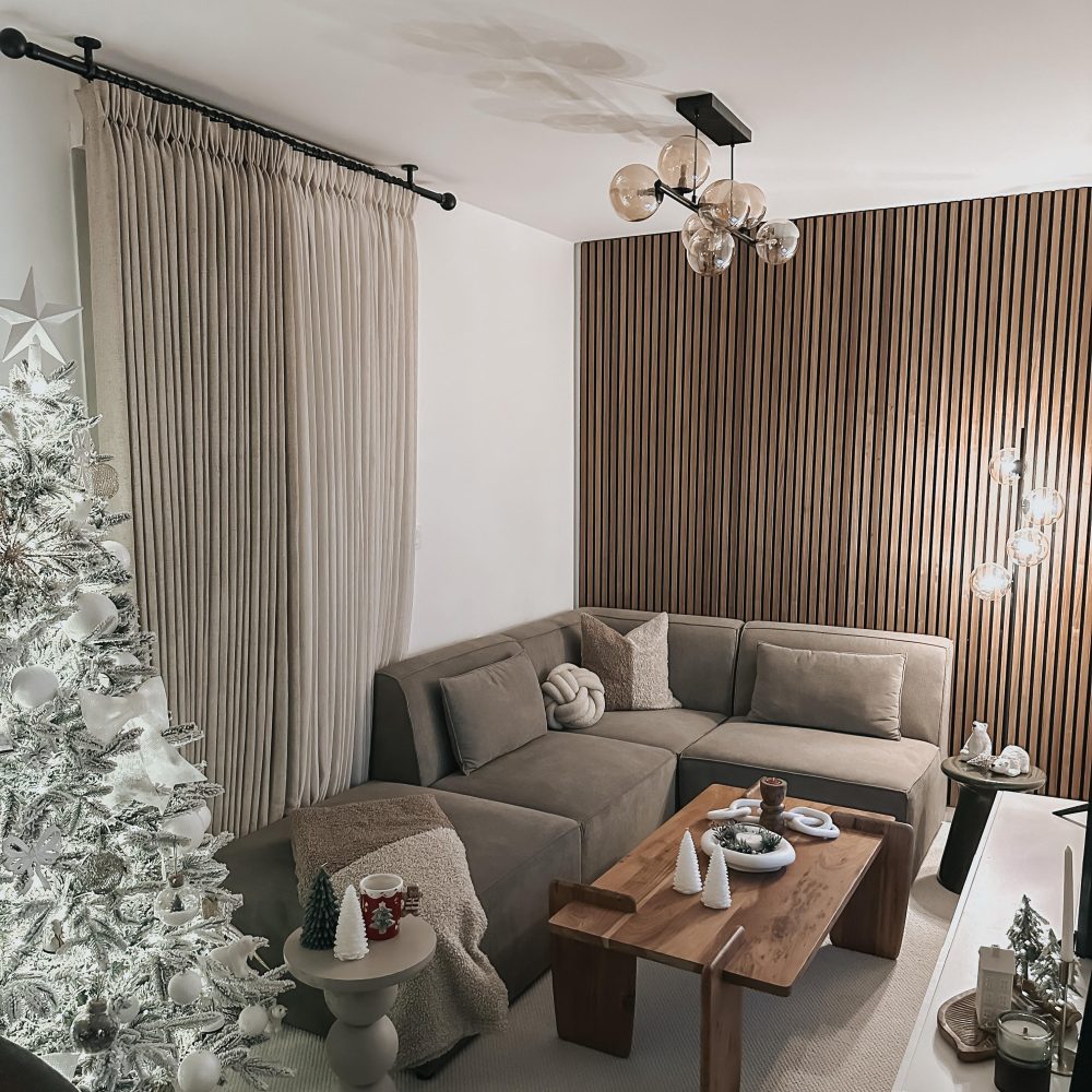 Carl Soft Linen Blend Crochet Textured Curtains