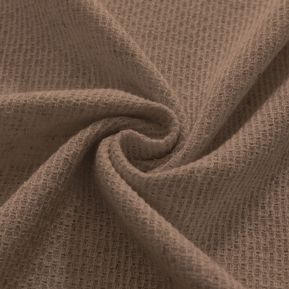 Carl Soft Linen Blend Crochet Textured Curtains