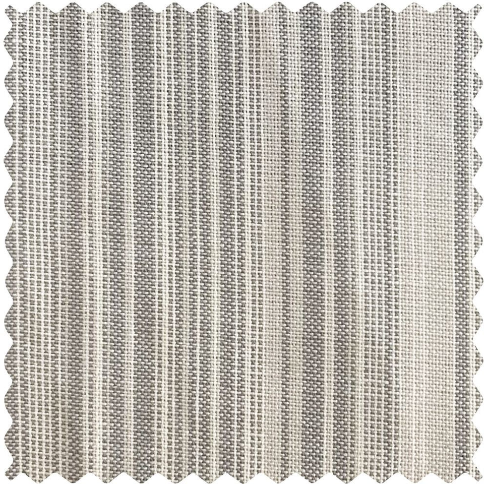 Casey Light Striped Cotton Custom Curtains