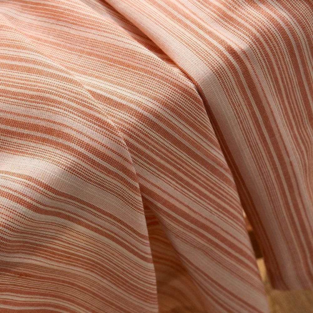 Casey Light Striped Cotton Custom Curtains