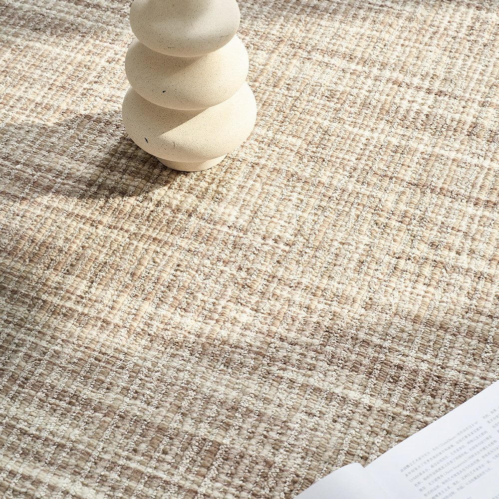 Celeste Linear Textured Custom Wool Rug