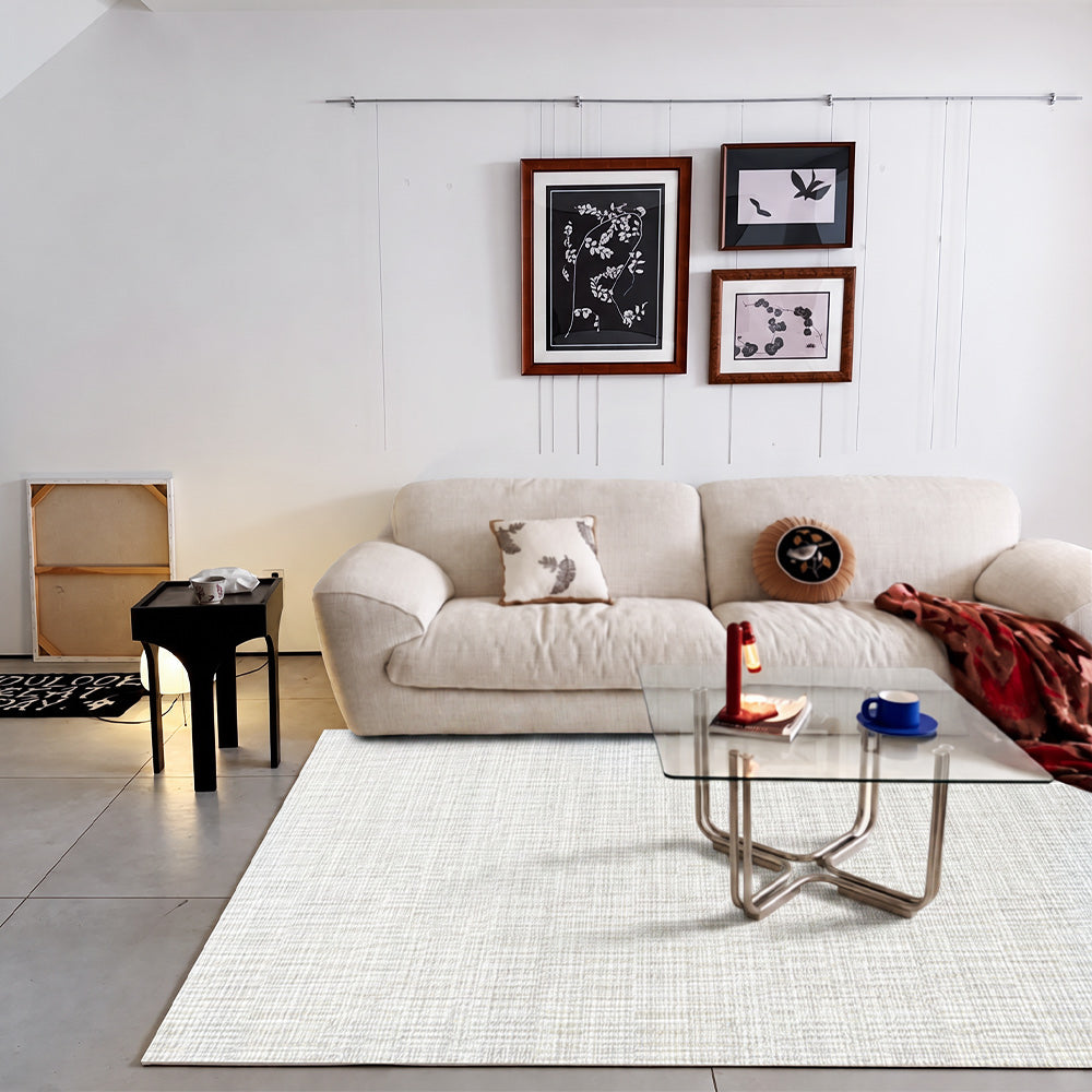 Tapis en laine personnalisé Celeste texturé linéaire
