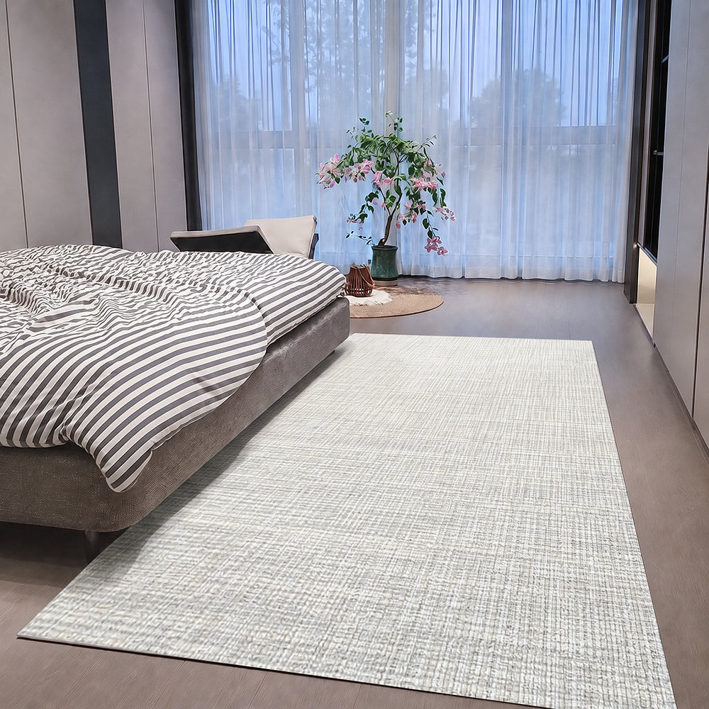 Tapis en laine personnalisé Celeste texturé linéaire
