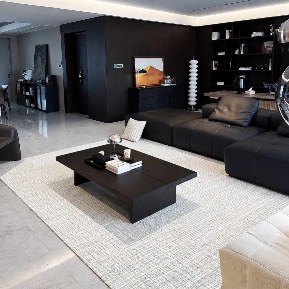 Tapis en laine personnalisé Celeste texturé linéaire