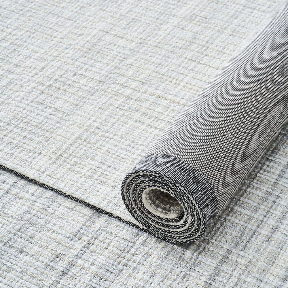 Tapis en laine personnalisé Celeste texturé linéaire
