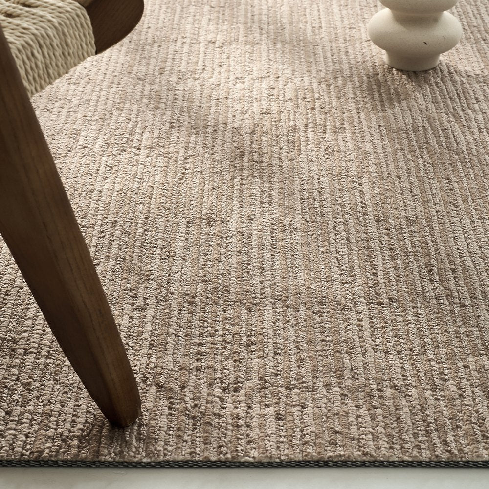 Celeste Linear Textured Custom Wool Rug