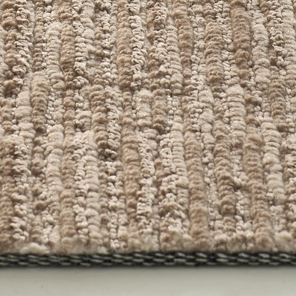 Celeste Linear Textured Custom Wool Rug
