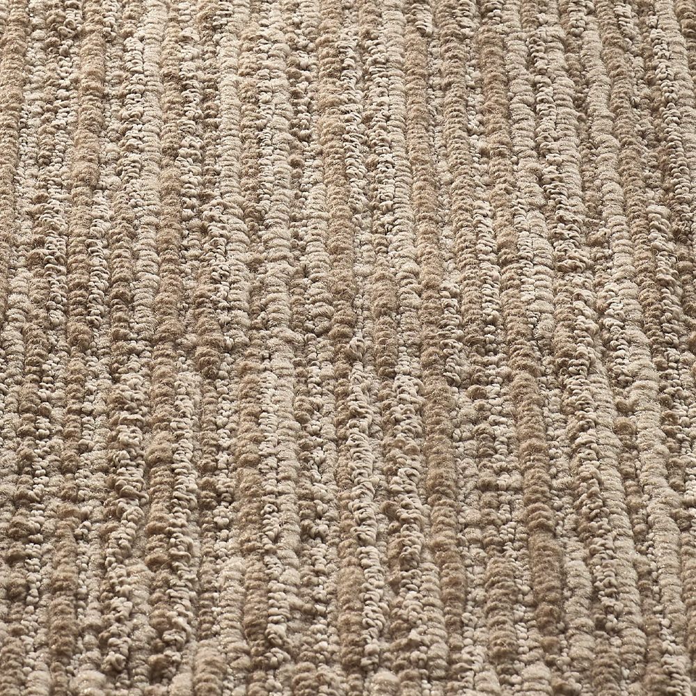 Celeste Linear Textured Custom Wool Rug