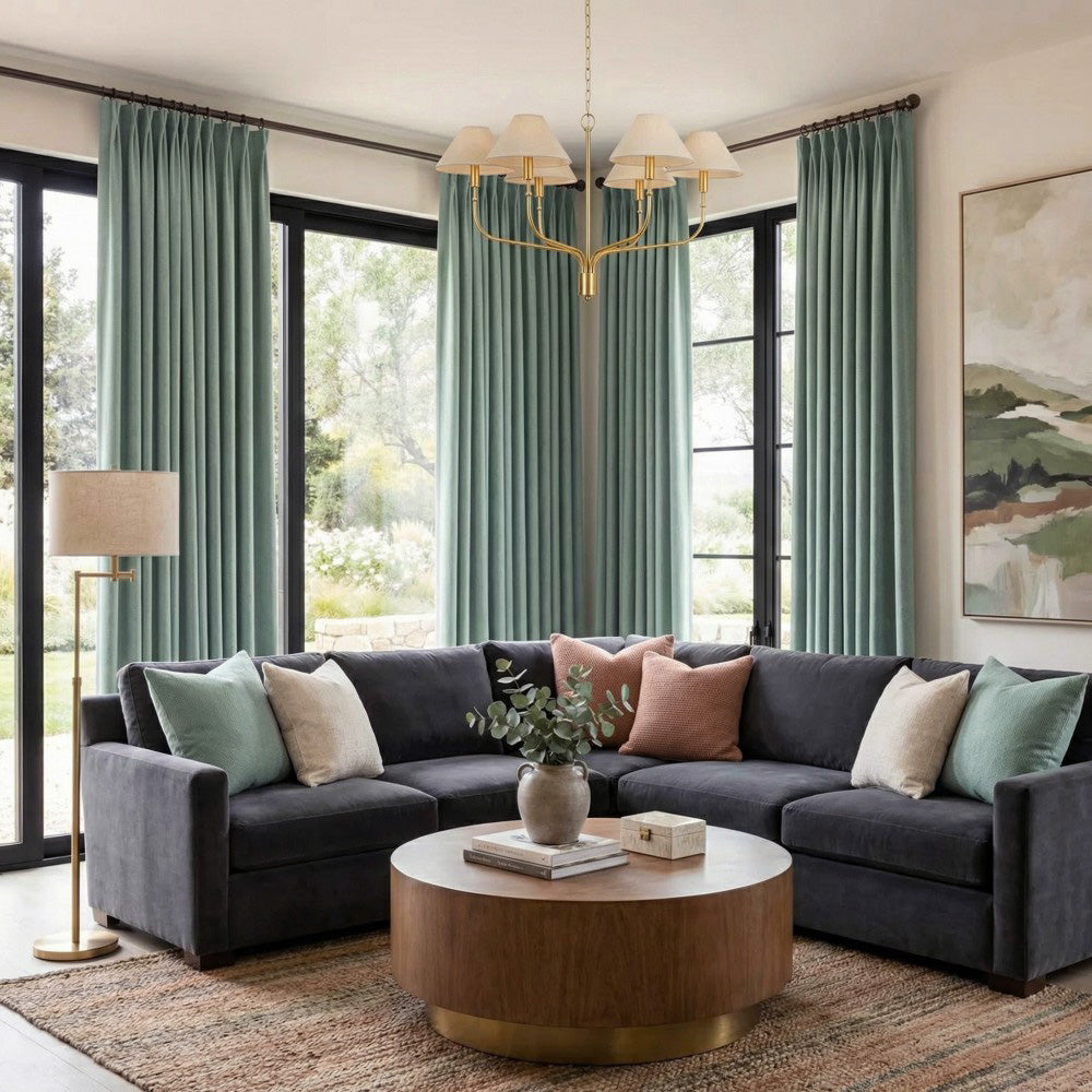 Chaska Unique Polyester Textured Curtains