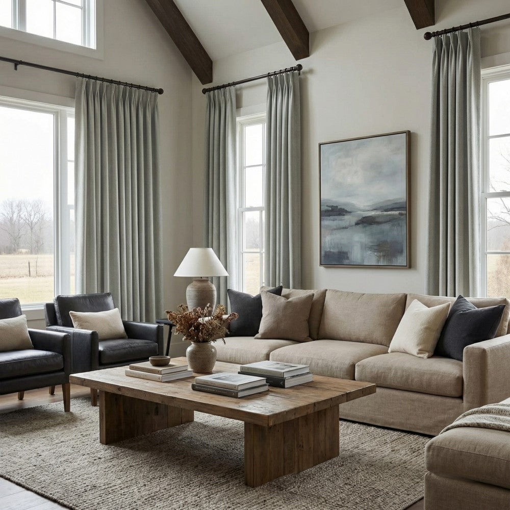 Chaska Unique Polyester Textured Curtains