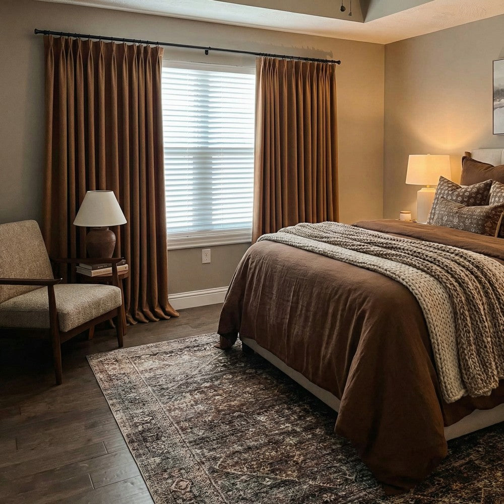 Chaska Unique Polyester Textured Curtains