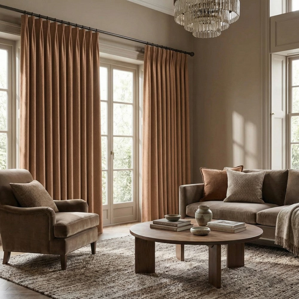 Chaska Unique Polyester Textured Curtains