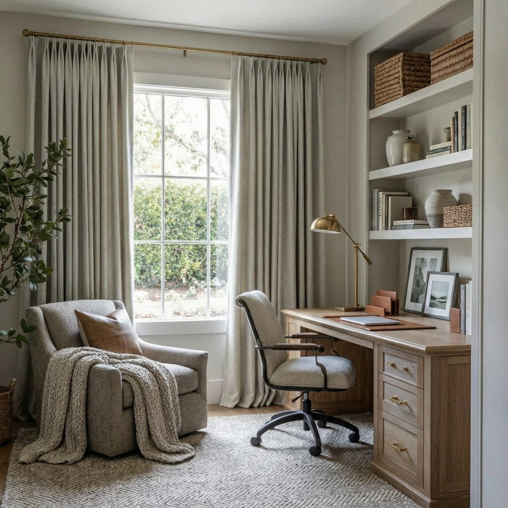 Chaska Unique Polyester Textured Curtains