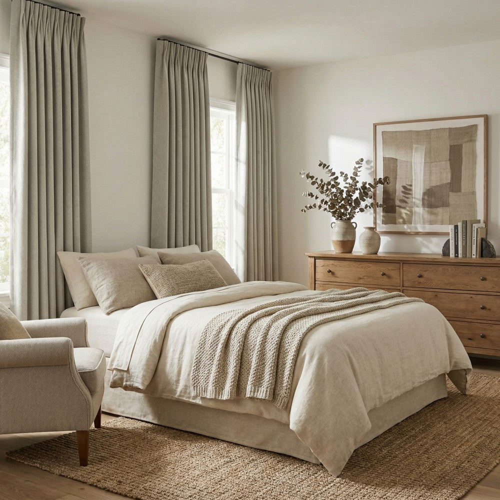 Chaska Unique Polyester Textured Curtains