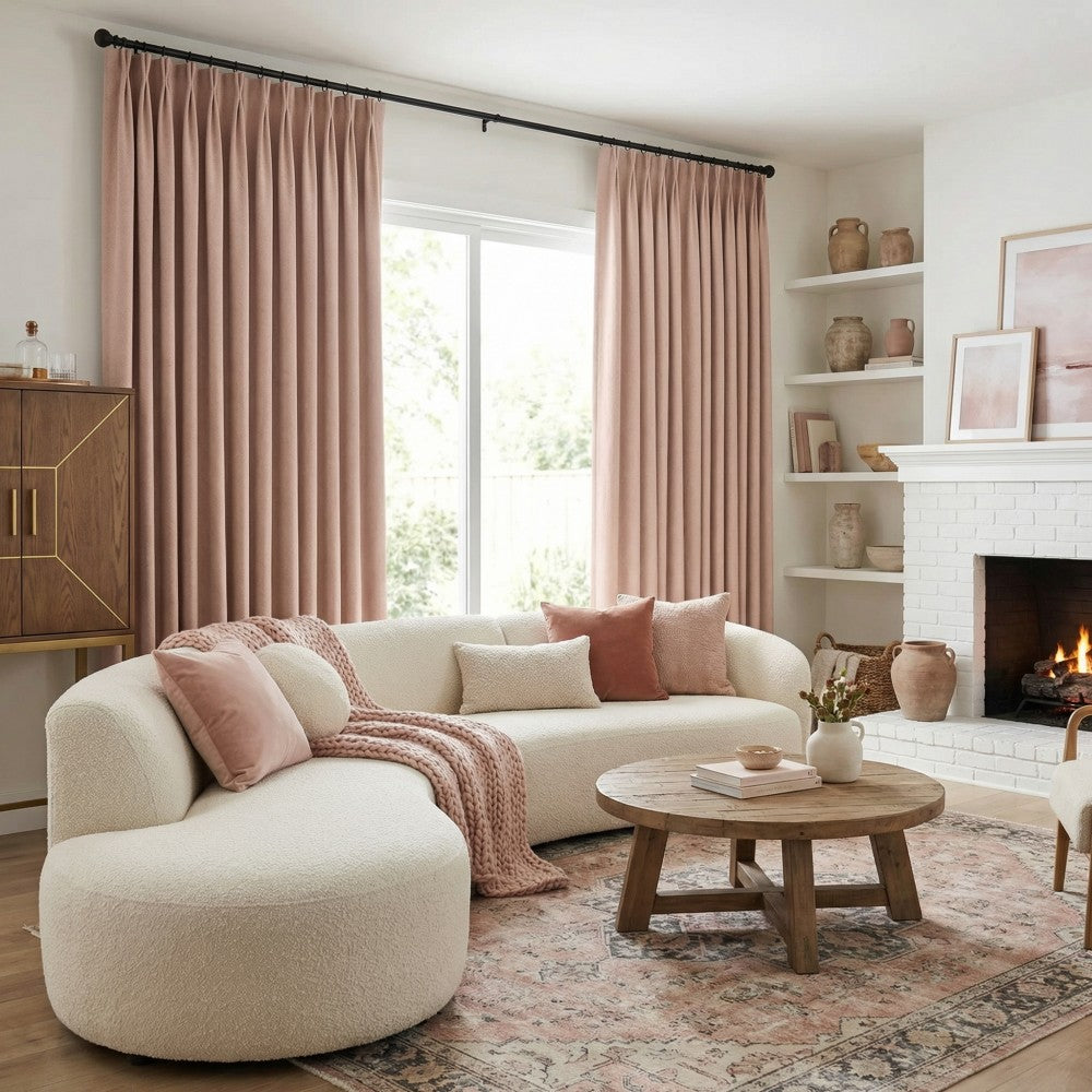 Chaska Unique Polyester Textured Curtains