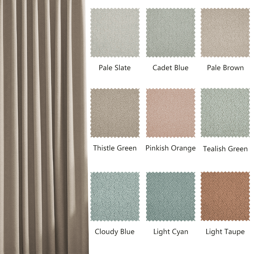 Chaska Unique Polyester Textured Curtains