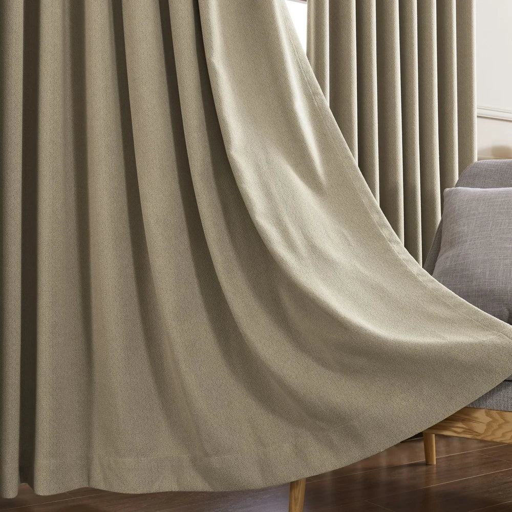 Chaska Unique Polyester Textured Curtains
