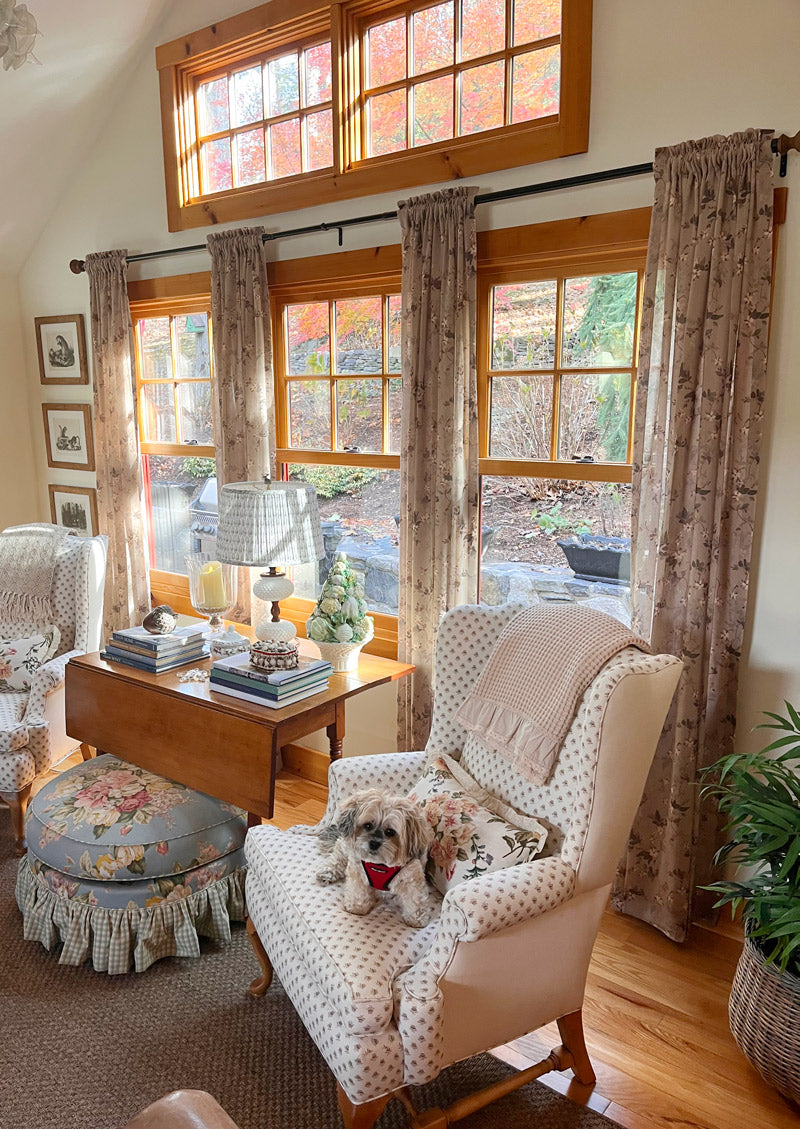 Cleo - I love how they cozy up the spot! 😚