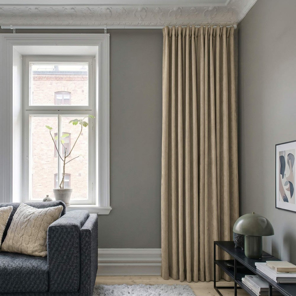 Clive Cotton Soft 100% Blackout Thermal Curtains