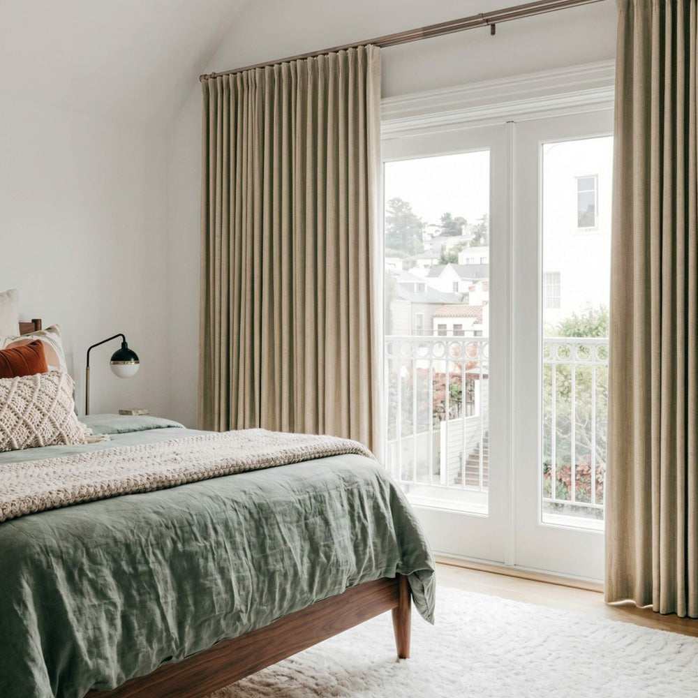 Clive Cotton Soft 100% Blackout Thermal Curtains